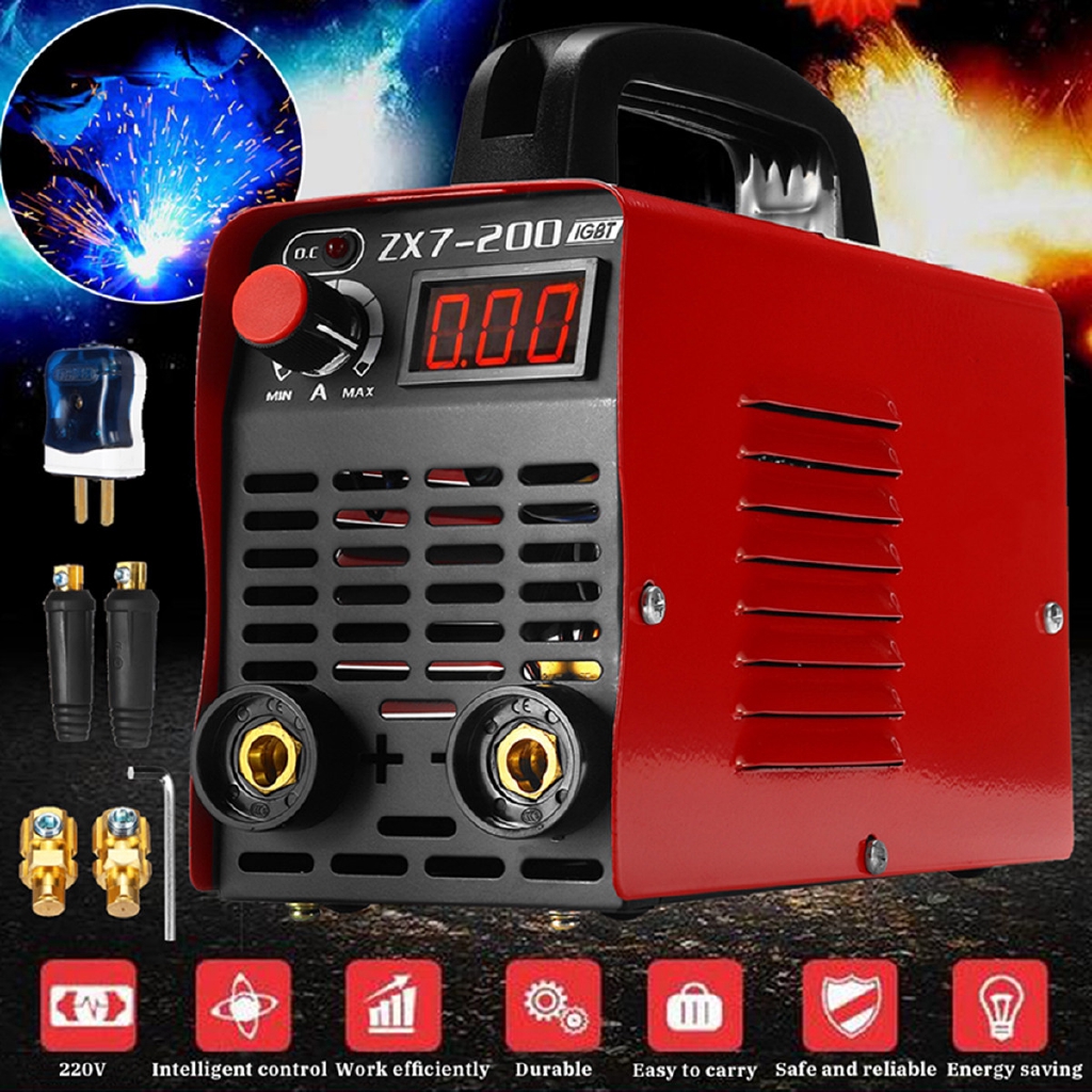 Mesin Las Listrik Mini Inverter Portable MMA Welder IGBT ...