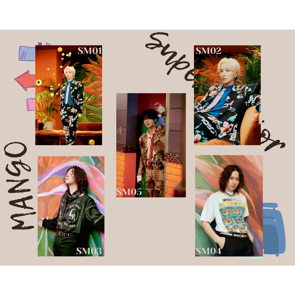 COD Poster Super Junior Mango Album Official Photoshoot Siwon Eunhyuk Donghae Ryewook Kyuhyun Heechu