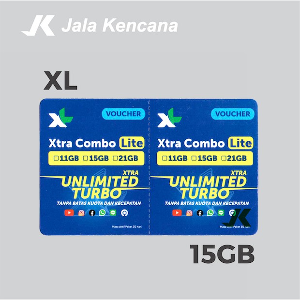 Voucher XL Xtra Combo Lite 15GB Kuota Data Isi Ulang ...
