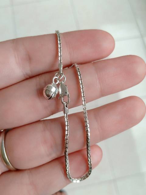 Gelang tangan fashion import silver 925 / perhiasan perak 925 berlapis emas