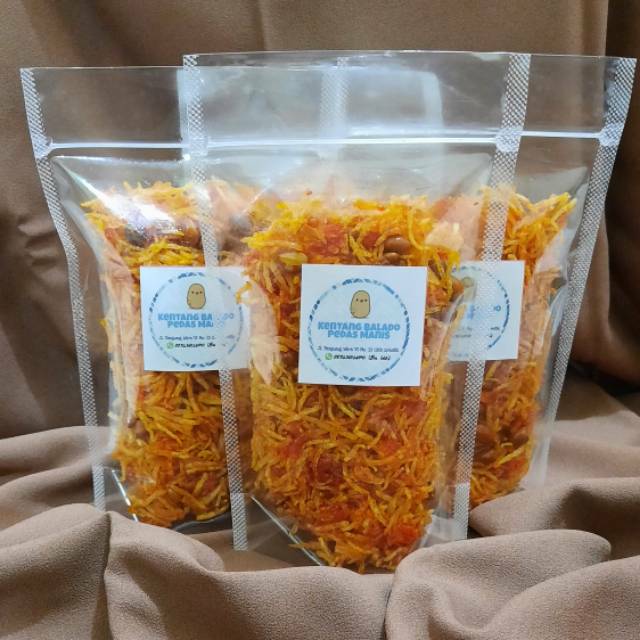 

Kentang Mustofa/Kentang Balado Pedas Manis 125 gr