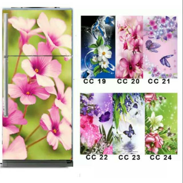Stiker Kulkas 2 pintu Full Body