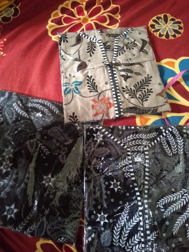 Atasan Batik Dolby Dolbi Dobby Doby Tenun Sutra Tulis Halus Katun Atbm Baron ,sarombit Atasan