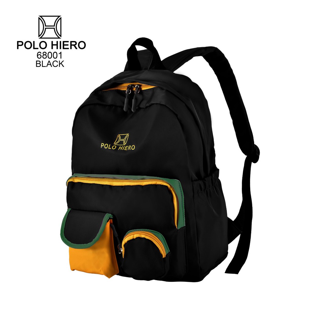 Tas Halus Polo Hiero 68001 Fashion , Tas Wanita Import Tas Punggung Tas Fashion Sekolah