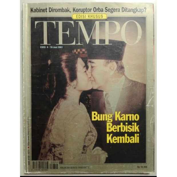 Majalah Tempo Edisi Khusus : Bung Karno Berbisik Kembali (terbitan 2001)