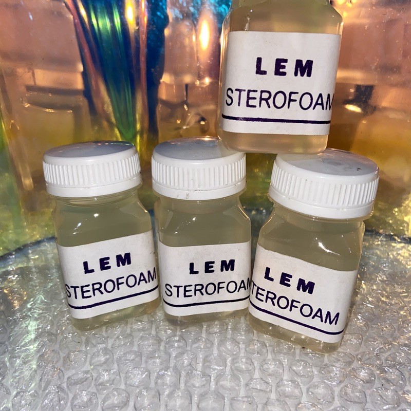 

Lem Sterofoam Styrofoam Styro Foam Gabus perekat fom sterofom bening sterovom stirofom malang