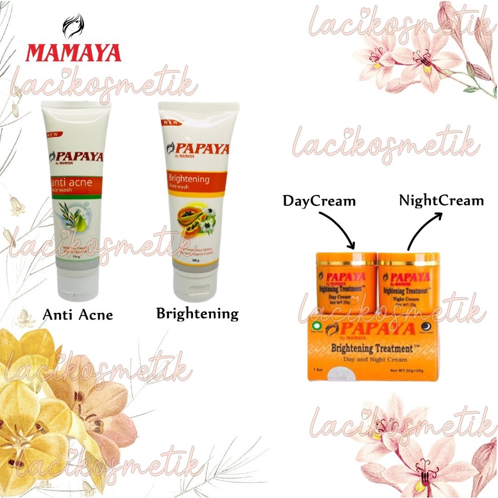 ✨LACIKOSME✨ MAMAYA FACE SKIN CARE BRIGHTENING - SKIN CARE BPOM