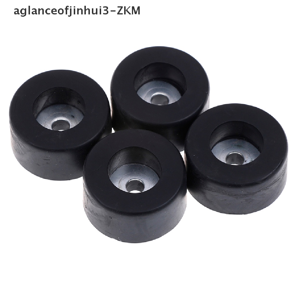 (AGID) 4pcs Bantalan Kaki Speaker Bahan Karet Ukuran 38mm x 19mm