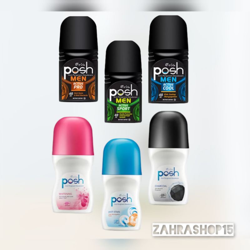 POSH Roll On Whitening Botol 50ml