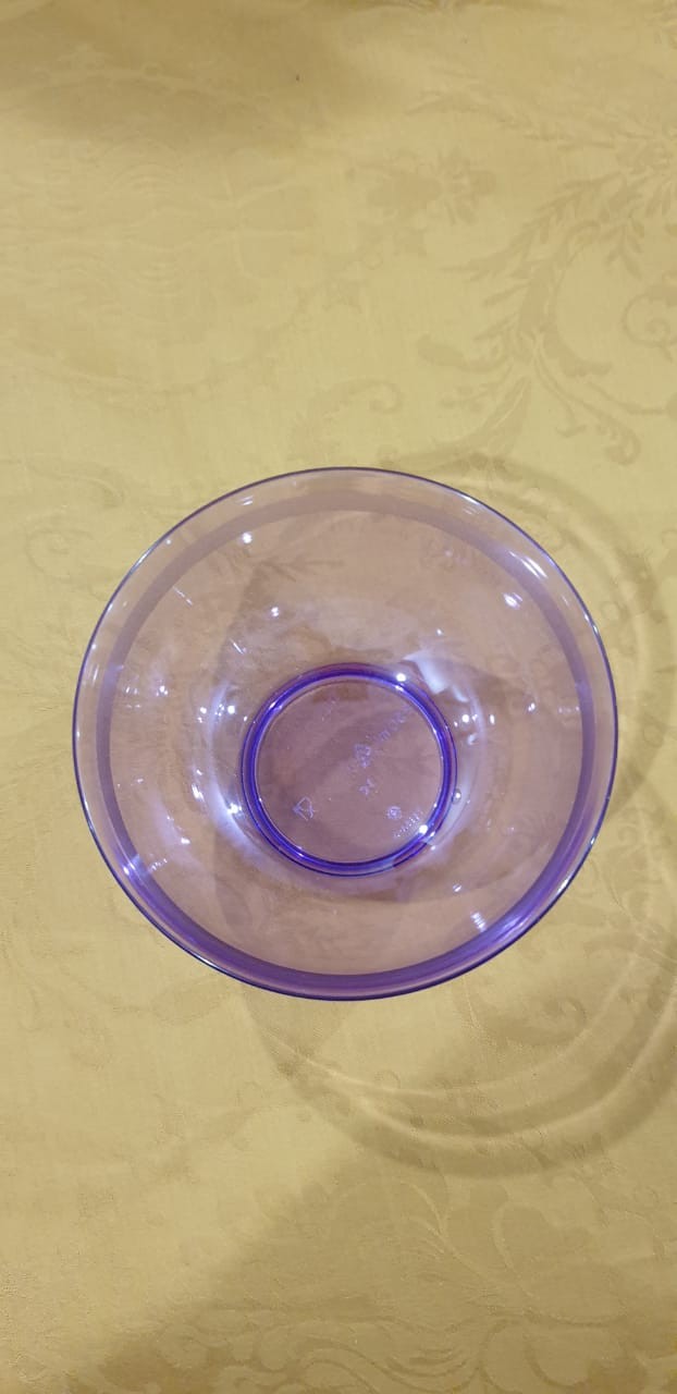 Crystal Bowl (1 Pcs) Mangkok Tupwr