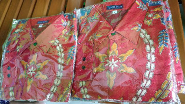 Hem Jumbo Xxxl Kemeja Batik Peksi Lengan Panjang Cakrawangsa Marun Full Furing Baju Pria