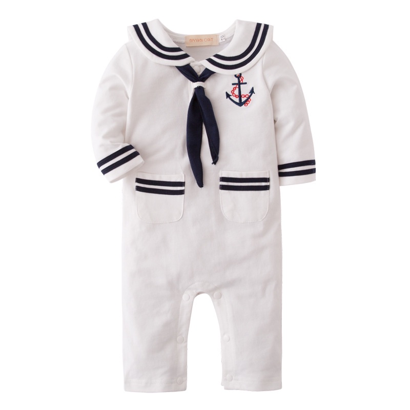 Romper Bayi Sailor Romper Baju Pelaut Anak Bayi Import-5