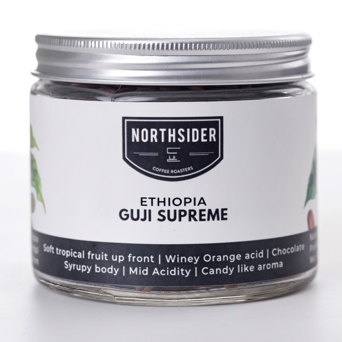 

BIJI KOPI ARABIKA ETHIOPIA GUJI SUPREME NATURAL 150GR NORTHSIDER