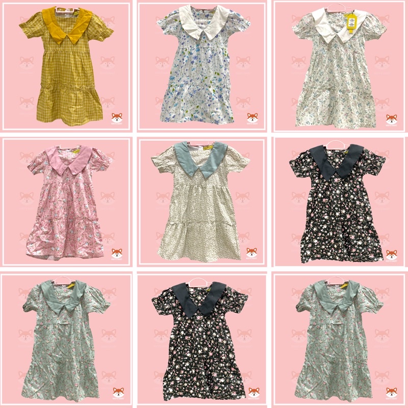 DRESS ANAK PHELICIA DRESS ANAK MATAHARI VNECK