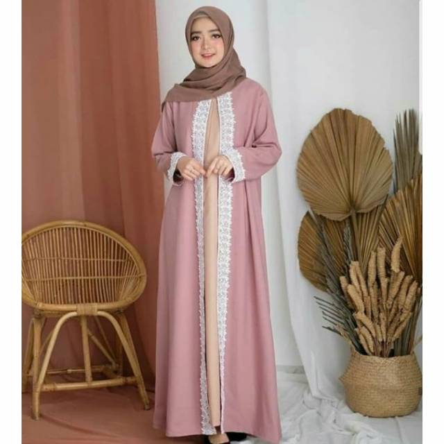 Naomi dress gamis simple