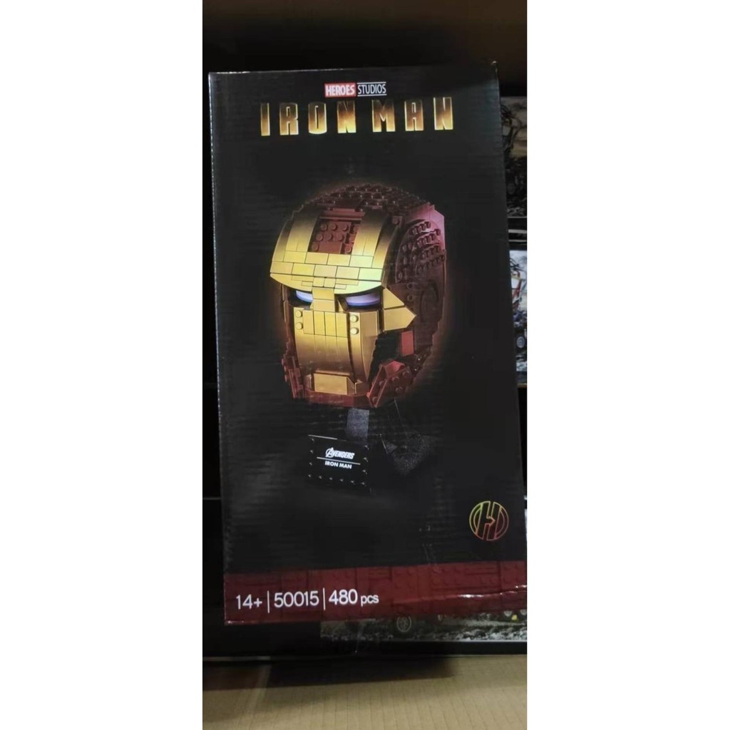 Wow Avengers Iron Man Helmet Mask Ironman Compatible Lego Promo