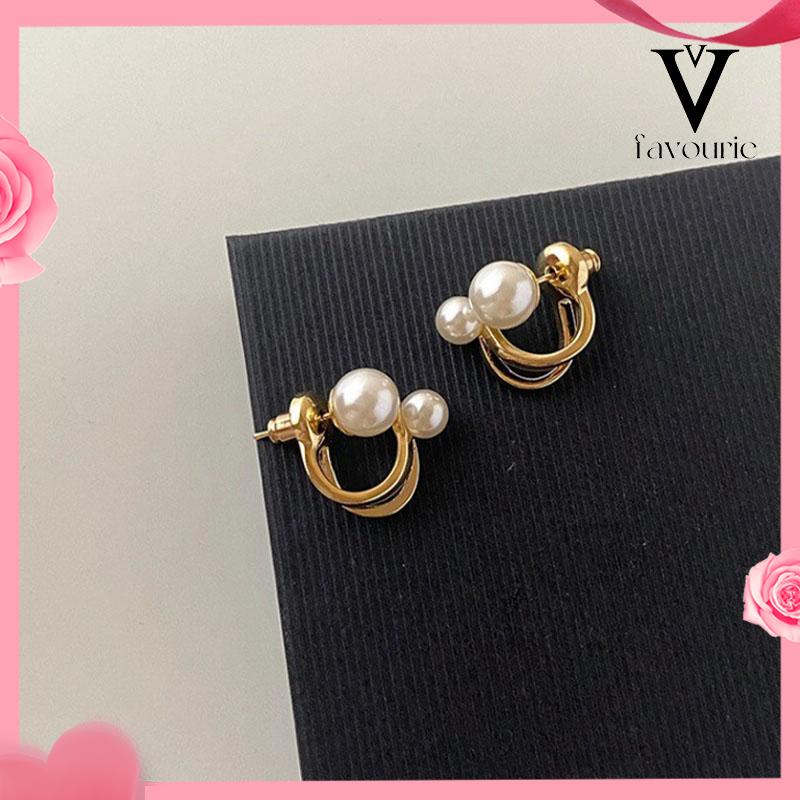 [COD]Pearl Trendy Niche Design Temperament Light Luxury High-end Earrings-FA