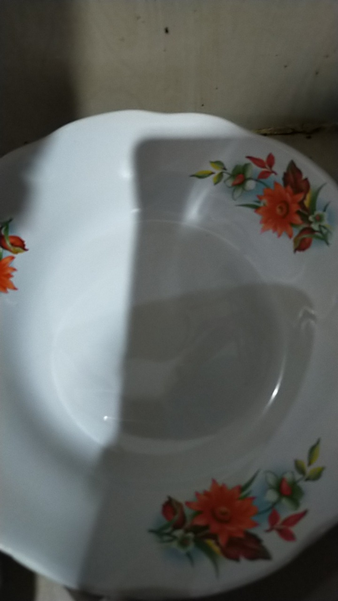 Piring Keramik Kembang 8 Lucky Parkit / Piring Makan / Piring Saji 8 Parkit Lucky - Murah Bagus