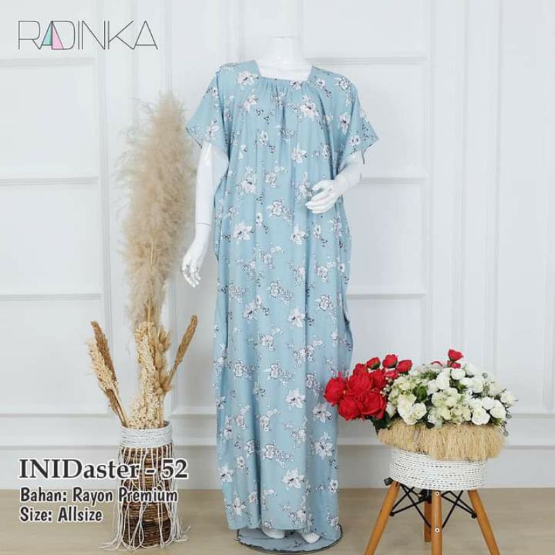 Daster Panjang Semata kaki INIDASTER By Radinka Bahan Rayon Adem Premium