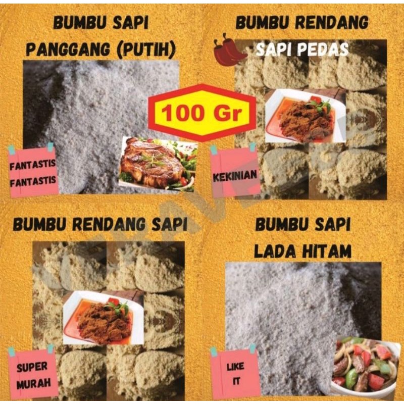 

Bumbu Tabur Rasa Sapi Panggang Bubuk Sapi Lada Hitam Rendang Chitato Antaka Murah Enak Halal, Bumbu Tabur Rasa Sapi Panggang Bubuk Sapi Lada Hitam Rendang Chitato Antaka Murah Enak Halal, Bumbu Tabur Rasa Sapi Panggang Bubuk Sapi Lada Hitam Rendang