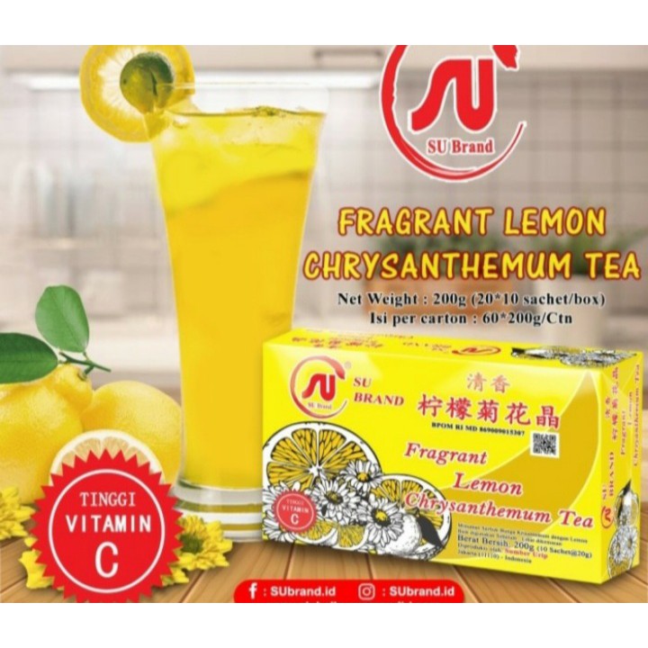 SU Brand Dali Fragrant Lemon Chrysanthemum tea -200gr