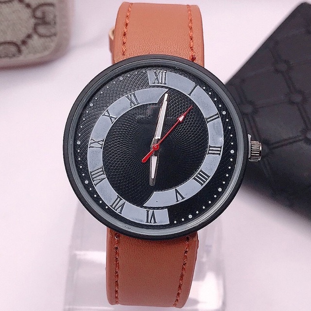 ✅COD JAM TANGAN PRIA JAM TANGAN WANITA MURAH GENEVA LEATHER QUARTZ JAM TANGAN PRIA M25