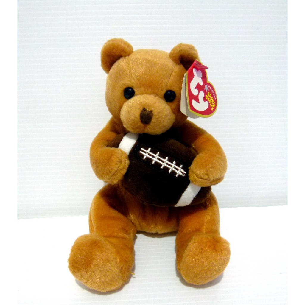 Boneka Teddy Bear American Football Original TY Blitz