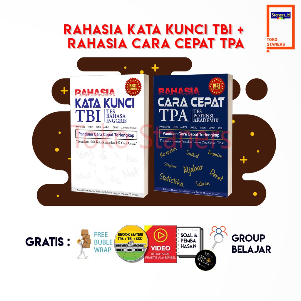 Paket Buku Stan Usm Pknstan Kata Kunci Tbi Cara Cepat Tpa Rkk Rcc Edisi 2021 Shopee Indonesia