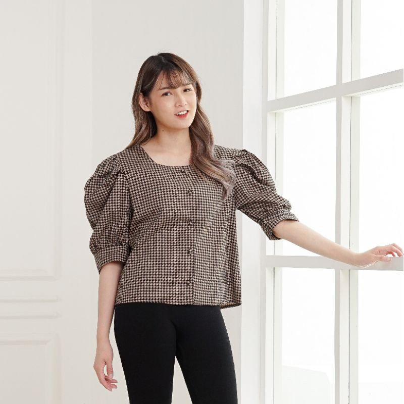 Calee & Clare Ji Won Blouse atasan blouse casual fashion korea busui friendly