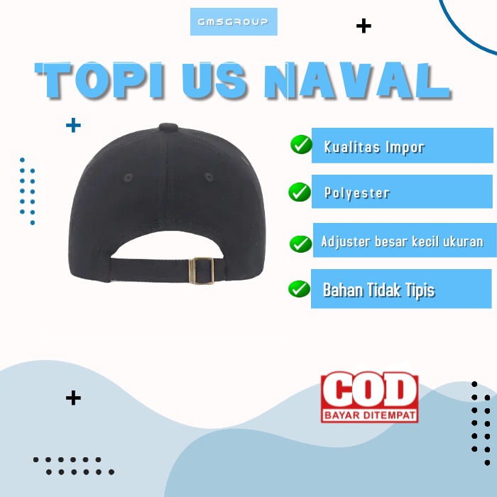 Topi Import Baseball Pria Wanita Army Model US NAVAL