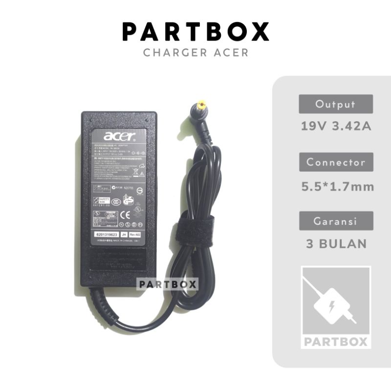 Adaptor Charger Ori Acer E14 E5-421 E5-431 E1-470 E5-471 E5-411 V5-431 V5-471 Series