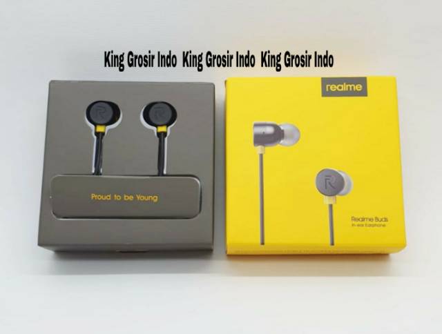 Headset Realme Original 100% Headset Handsfree Earphone SUPER BASS