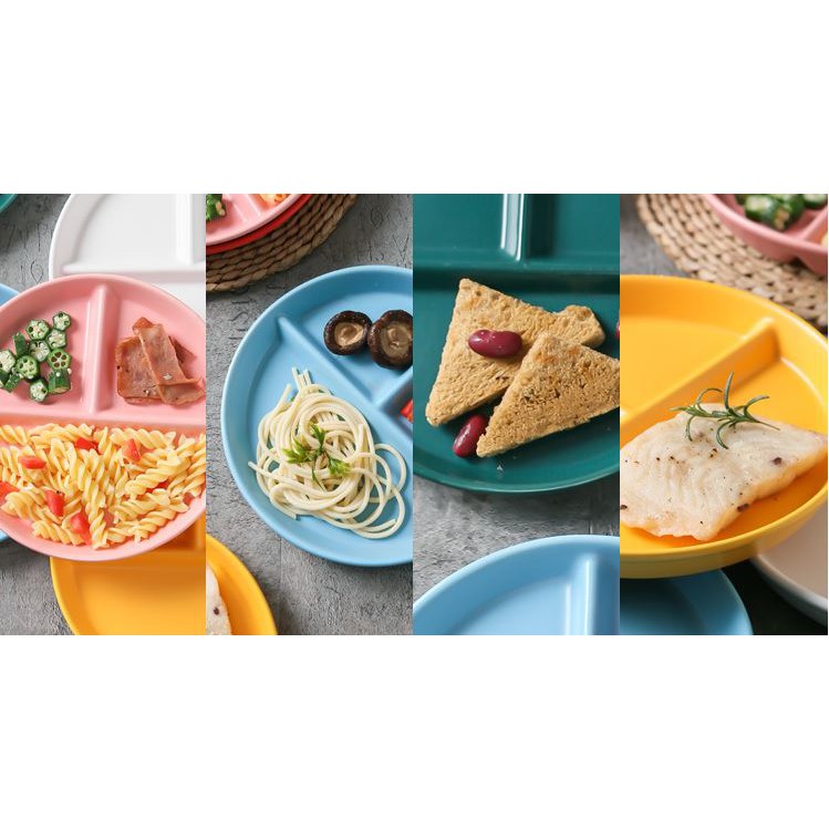 PP 28 Piring Keramik Skat Matte Porselin Piring datar Bulat Japan Korea Western Style Impor-4