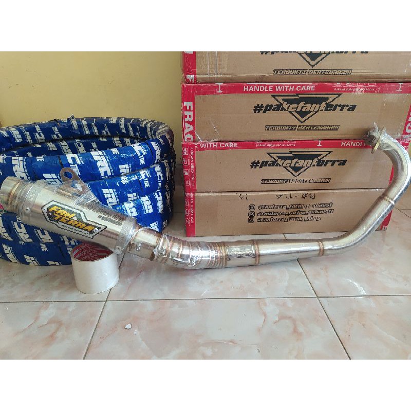 knalpot fanterra satria fu 200cc/bebasan