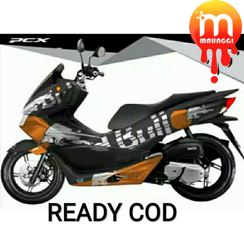 Decal pcx 150 full body Striping motor pcx variasi Sticker motor Stiker pcx 150 full variasi