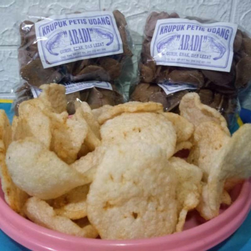 

Kerupuk Petis Udang 250gr SELERA ABADI SEDAAP Krupuk Oleh Kendal Semarang Murah