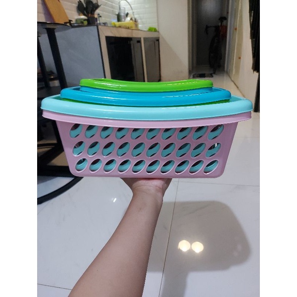 ZIMBO keranjang serbaguna obat sabun bedak basket storage tempat MAKEUP SKINCARE
