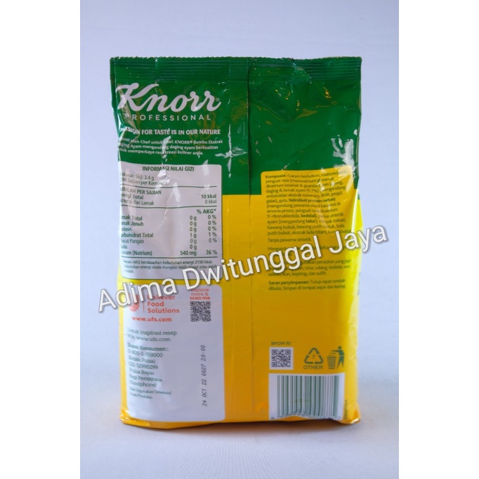 Chicken Powder Refill Knorr 1 kg / Bumbu Penyedap / Seasoning / Kaldu