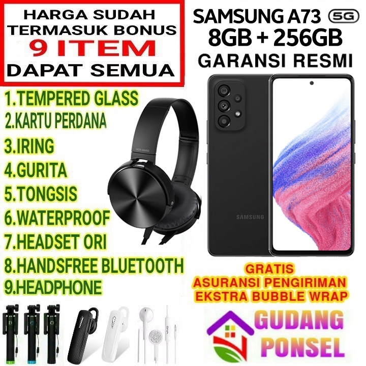 SAMSUNG GALAXY A73 5G & A53 5G & A33 5G 8/256 8/128 6/128 GB RAM 8GB 6GB ROM 256GB 128GB GARANSI RES