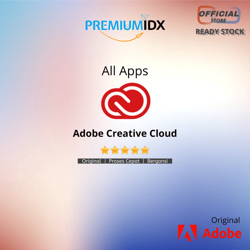 Adobe Creative Cloud for Teams All Apps Original Terbaru 1 Tahun Tanpa Preoder Proses Langsung