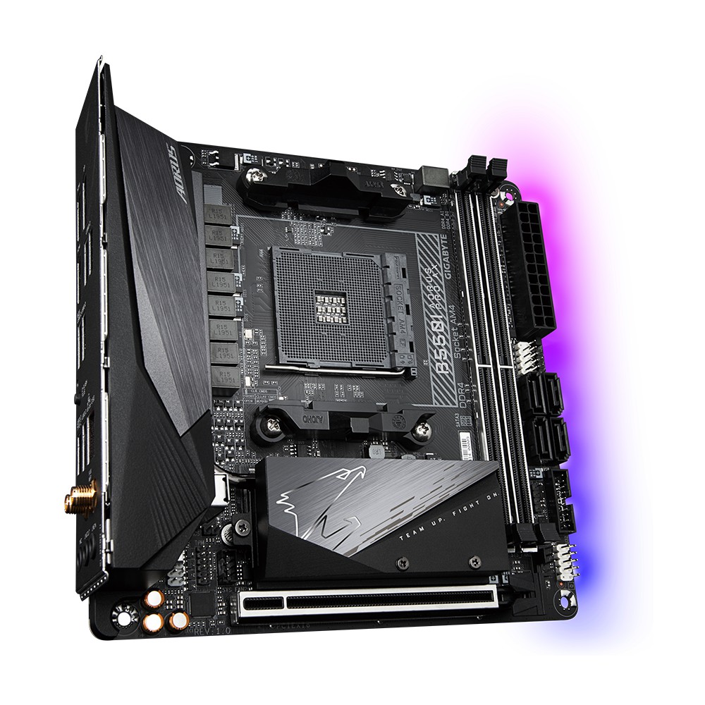 MOTHERBOARD AMD GIGABYTE B550I AORUS PRO AX Mini-ITX AM4 B550i