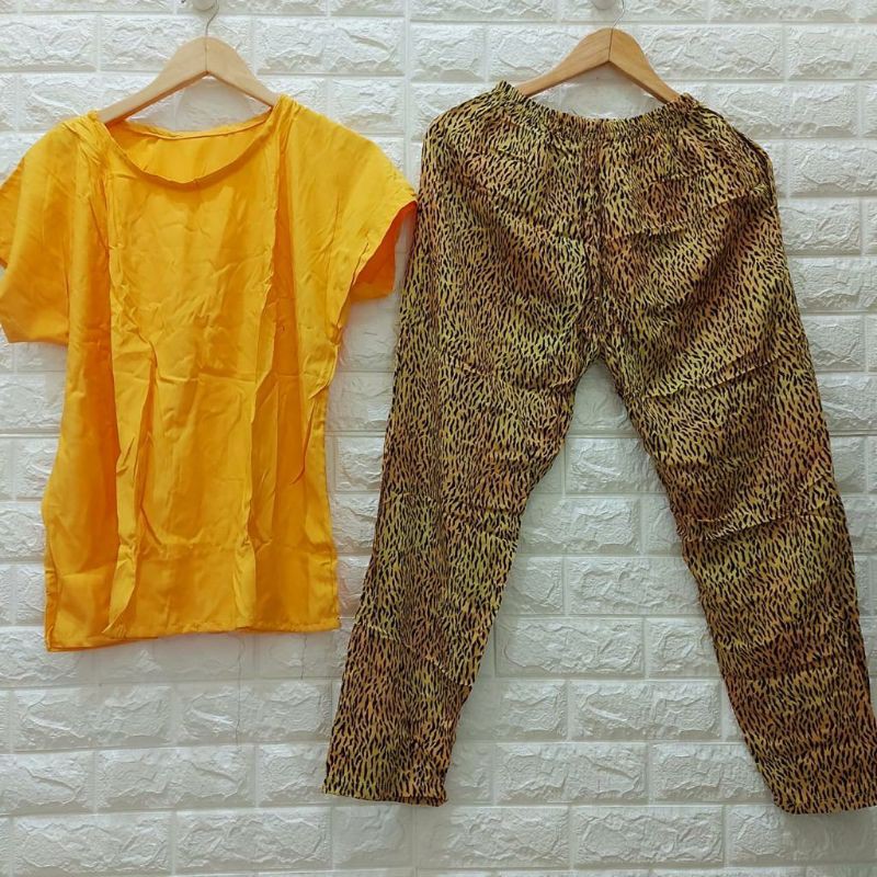 babydoll Katun Rayon Setelan Celana Panjang | KODE-PJG19