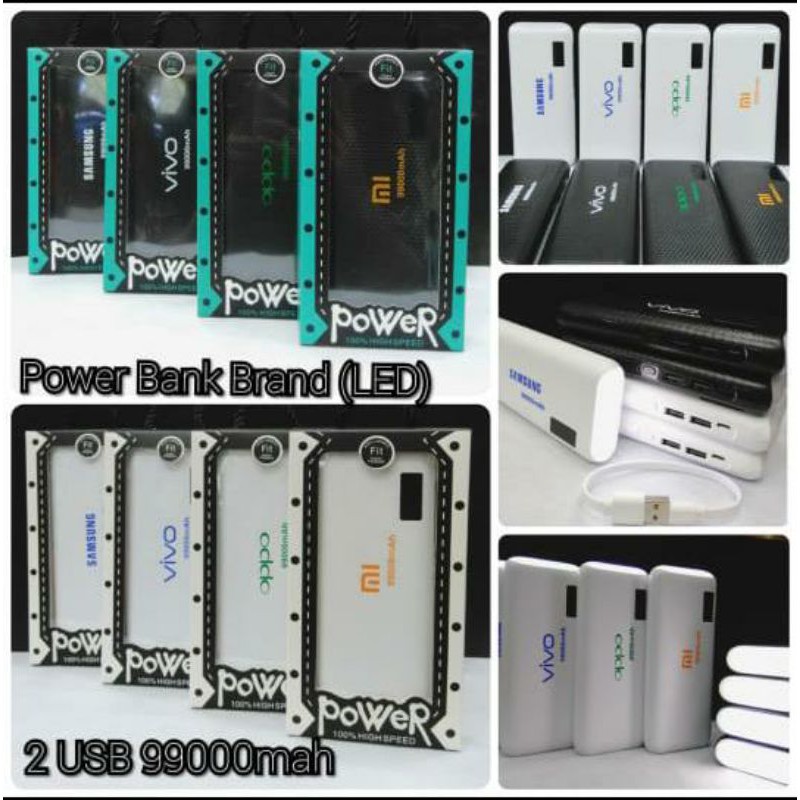 PB POWER BANK BRANDED 9900MAH 100% HIGH SPEED