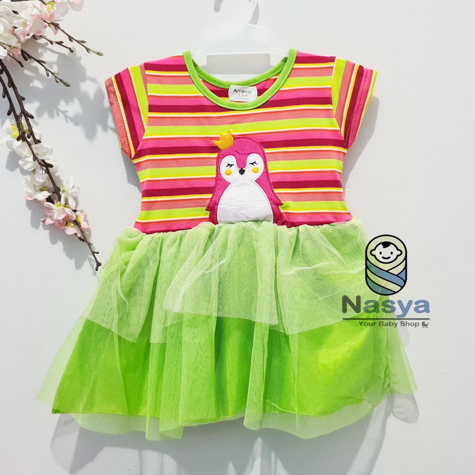 [MK-007] Dress Anak / Dress Tutu Amena anak 1 tahunan Keren