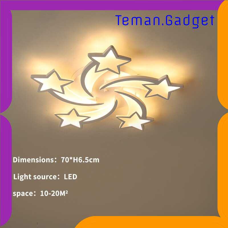 TG-DHA MINGKO Lampu LED Plafon Modern Ceiling Light 5 Star - ZX60W