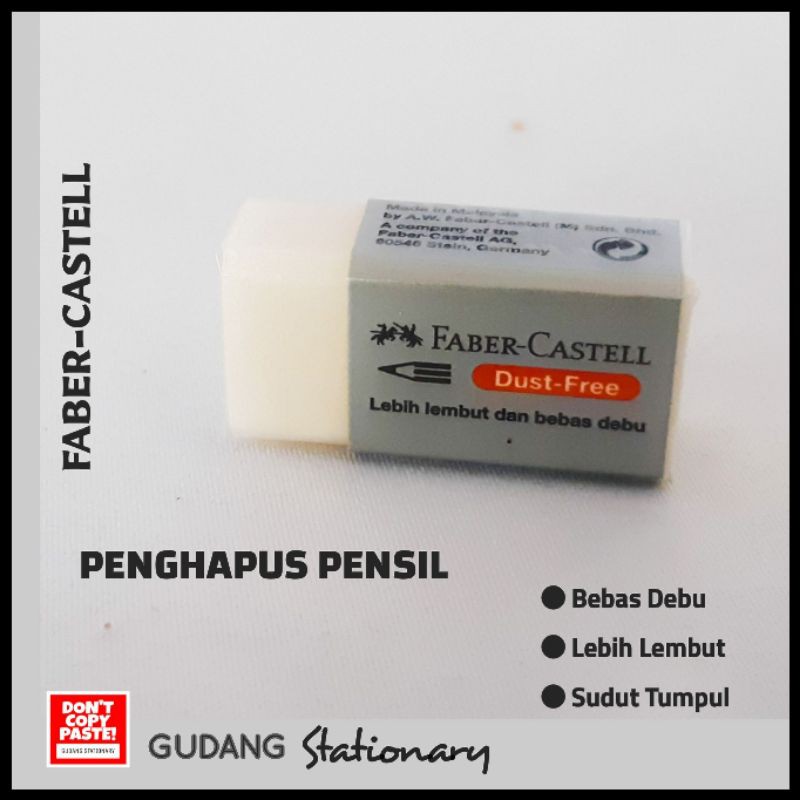 Penghapus Pensil Eraser FABER-CASTELL