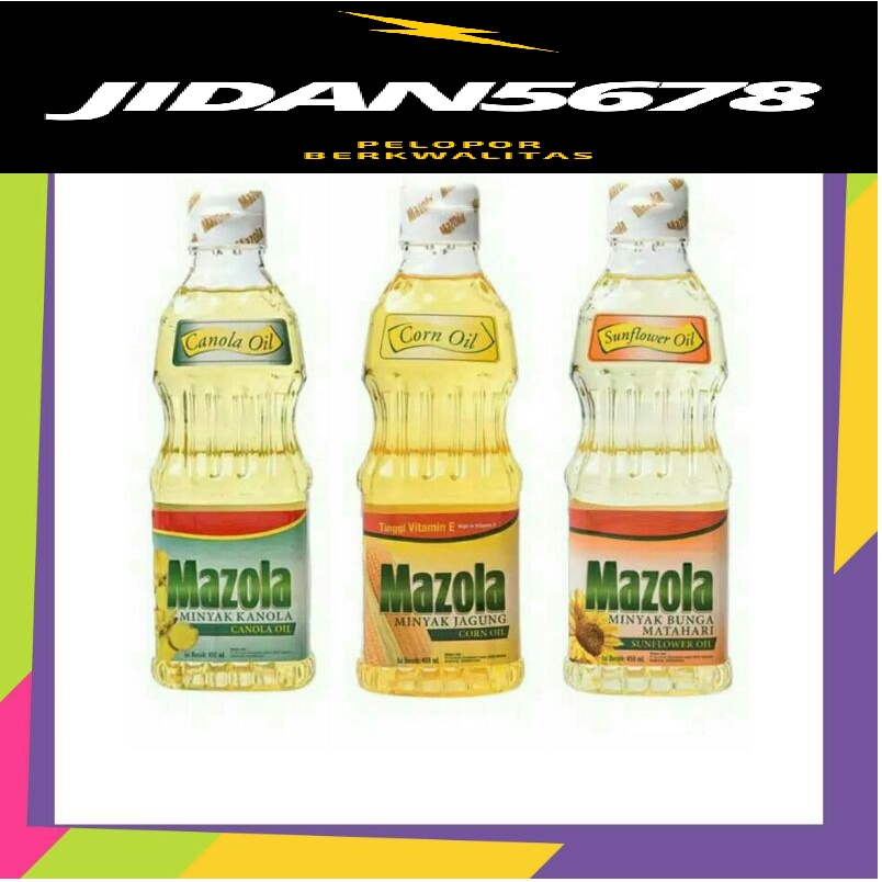 

MAZOLA Minyak Kanola / Kedelai / Matahari / Jagung 900ml Botol Besar Canola Soya SunFlower Corn Oil