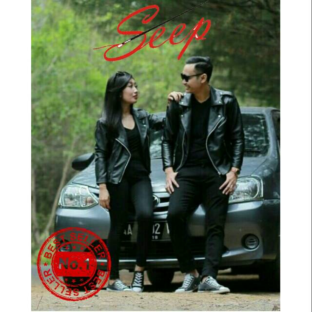 Jaket kulit couple/jaket bandung style