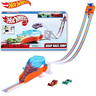 hot wheels flying customs race and jump trackset