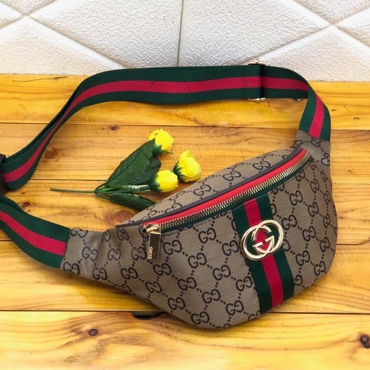 WUY HEIKO - best seller tas wanita bumbag import - GC WAISTBAG CLASSIC LOGO 377